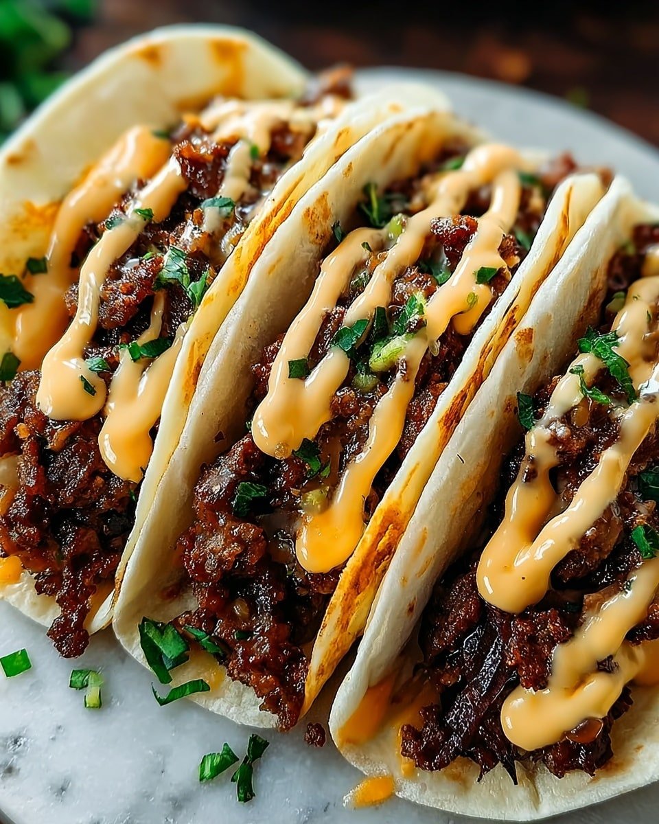 Garlic Butter Honey BBQ Beef Tacos Recipe - image 2