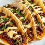 Garlic Butter Honey BBQ Beef Tacos Recipe