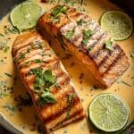 Poached Salmon in Coconut Lime Sauce Recipe
