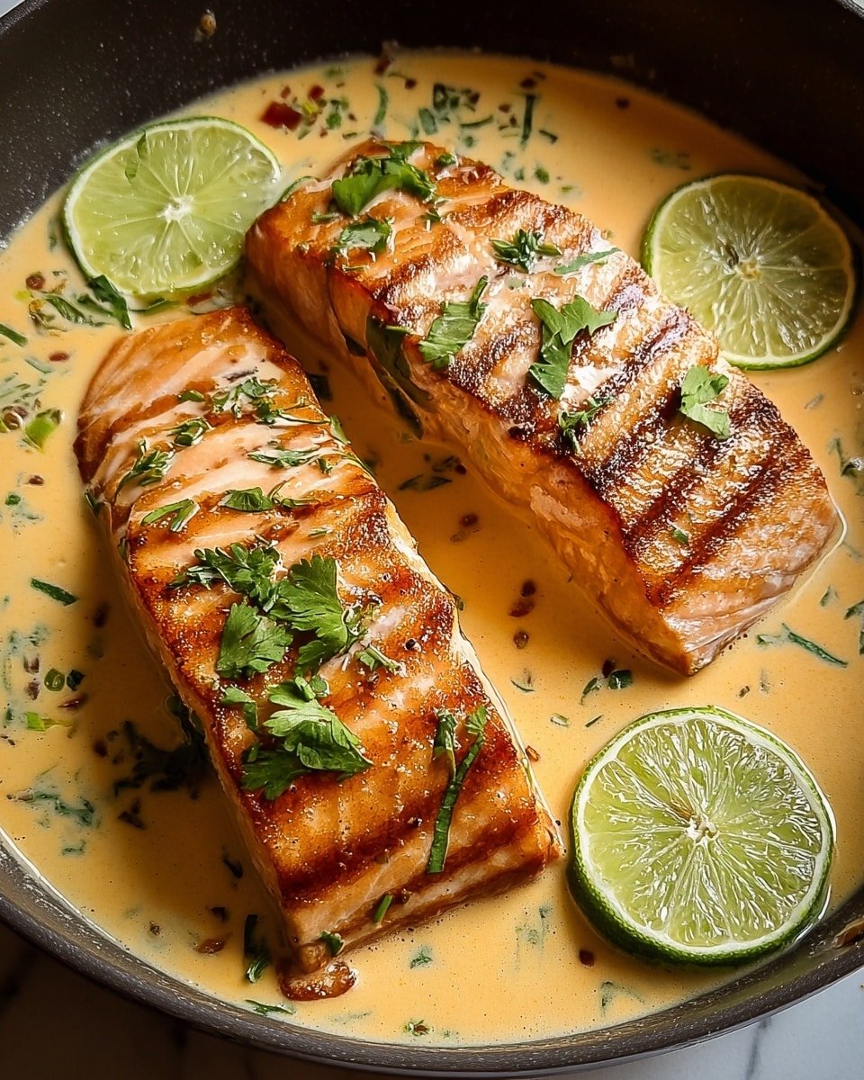 Poached Salmon in Coconut Lime Sauce Recipe — image 1