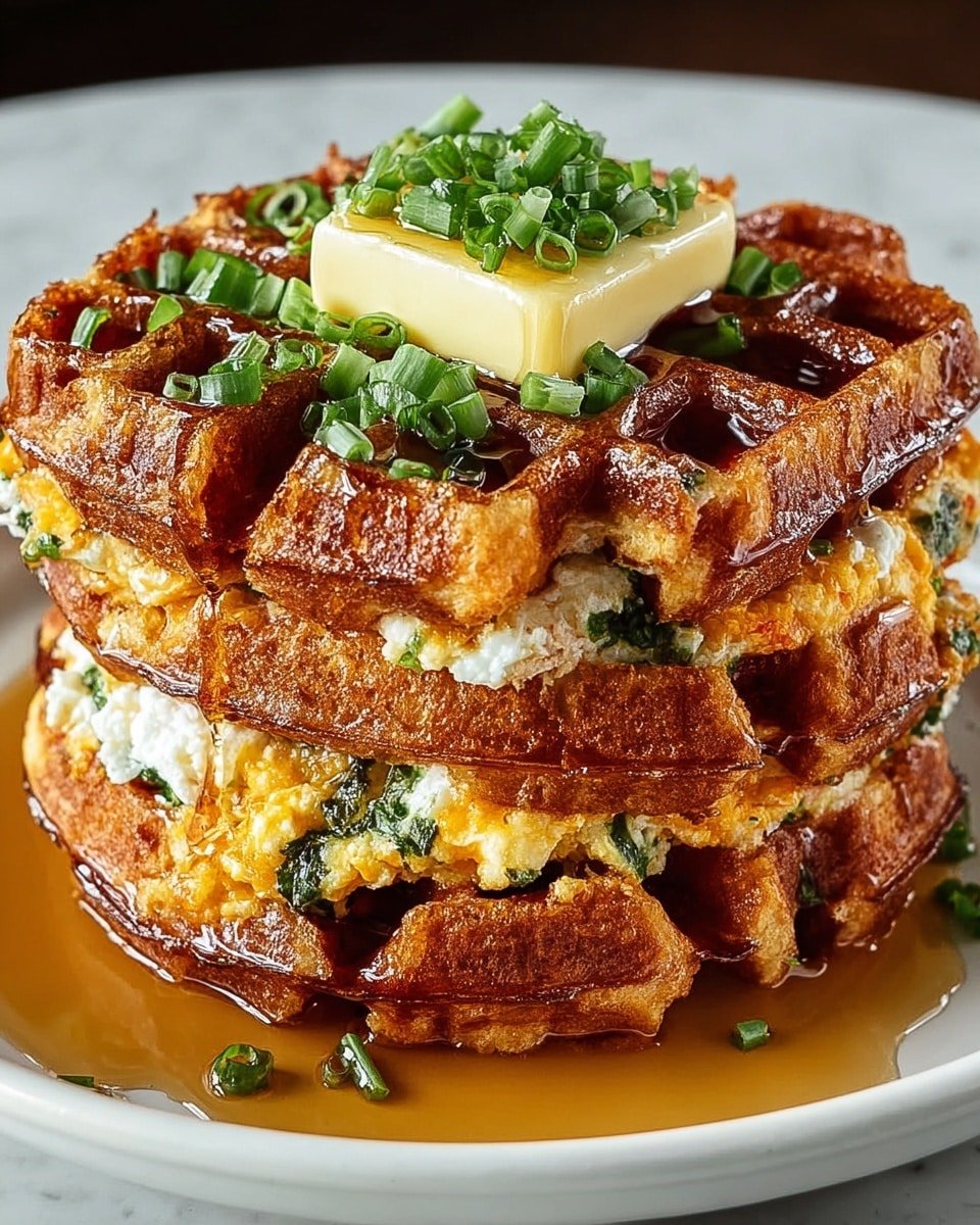 Cheddar Jalapeño Cornbread Waffles Recipe – serve/detail