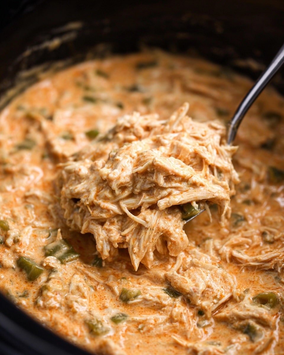 Jalapeno Popper Chicken Recipe - Recipe Image — Jalapeno Popper Chicken, spicy cheesy chicken, slow cooker chicken recipe, easy cheesy chicken dinner, jalapeno chicken appetizer